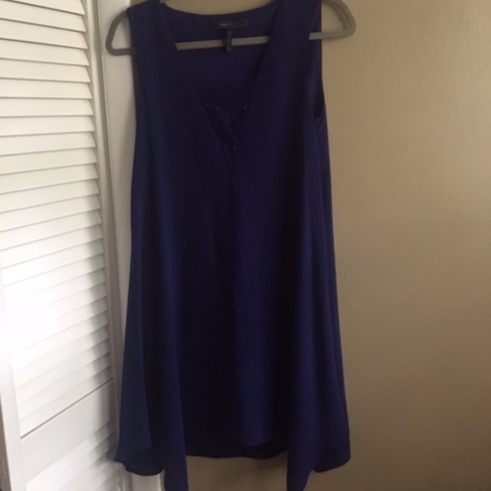 BCBG MaxAzria Navy Tank Dress